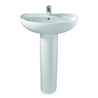 Twyford Alcona  1 Taphole 500mm Washbasin White