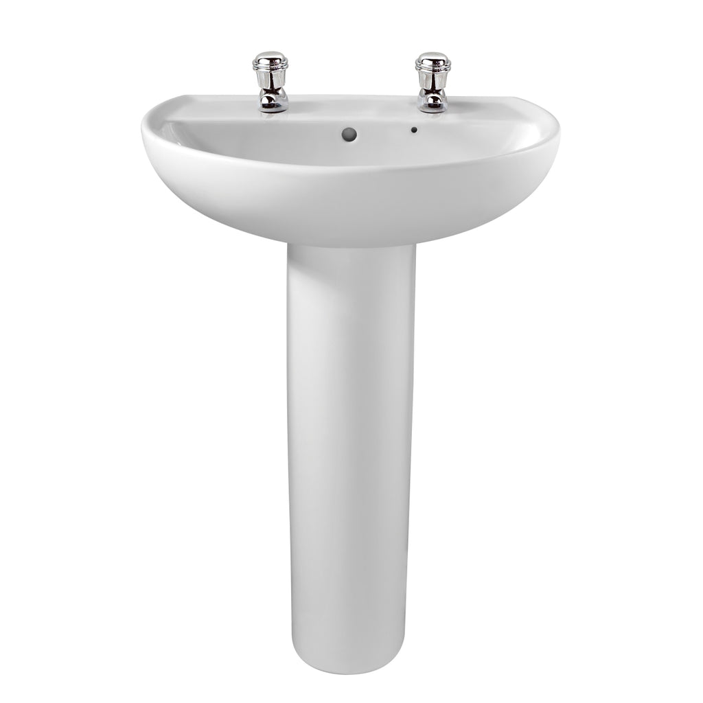 Twyford Alcona 2 Taphole 550mm Washbasin White