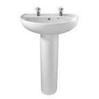 Twyford Alcona 2 Taphole 550mm Washbasin White