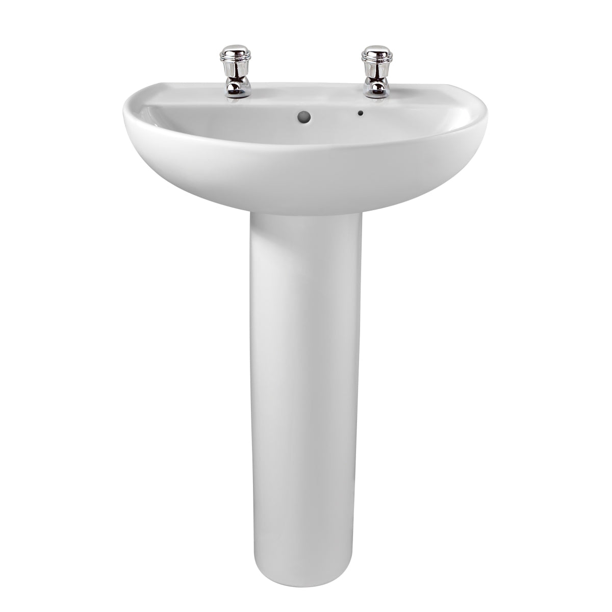 Twyford Alcona 2 Taphole 550mm Washbasin White