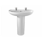 Twyford Alcona 2 Taphole 550mm Washbasin White