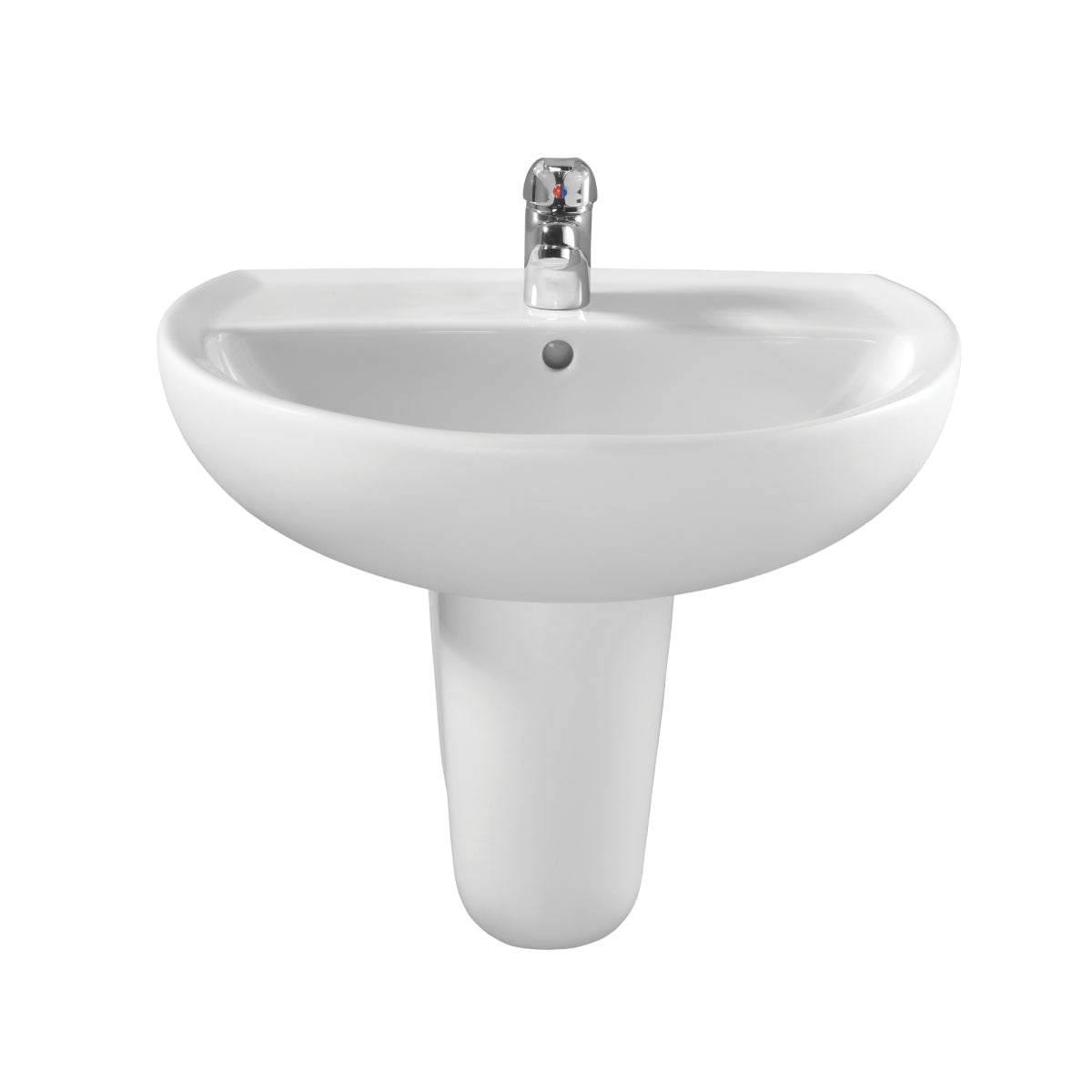 Twyford Alcona 2 Taphole 550mm Washbasin White
