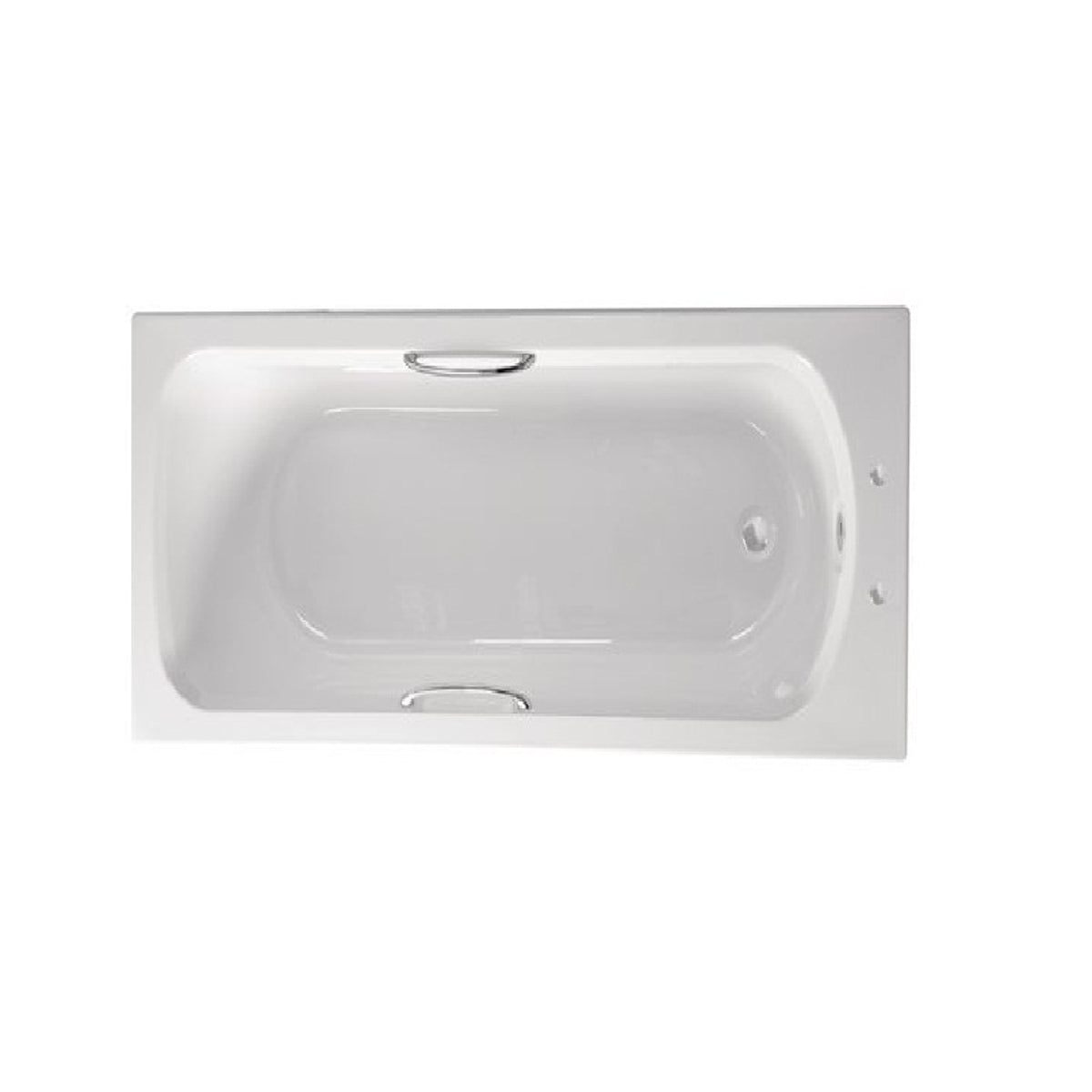 Roca Cadiz Bath 1700 x 700mm with Grips - 2 Tapholes
