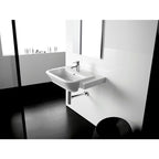 Roca the Gap Semi-recessed Basin 560 x 400mm - 1 Taphole
