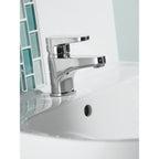 Bristan Quest Basin Mixer Tap with Clicker Waste Chrome QST BAS C