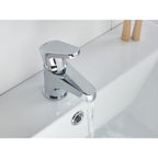 Bristan Quest Basin Mixer Tap with Clicker Waste Chrome QST BAS C