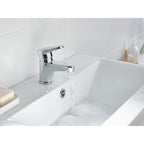 Bristan Quest Basin Mixer Tap with Clicker Waste Chrome QST BAS C