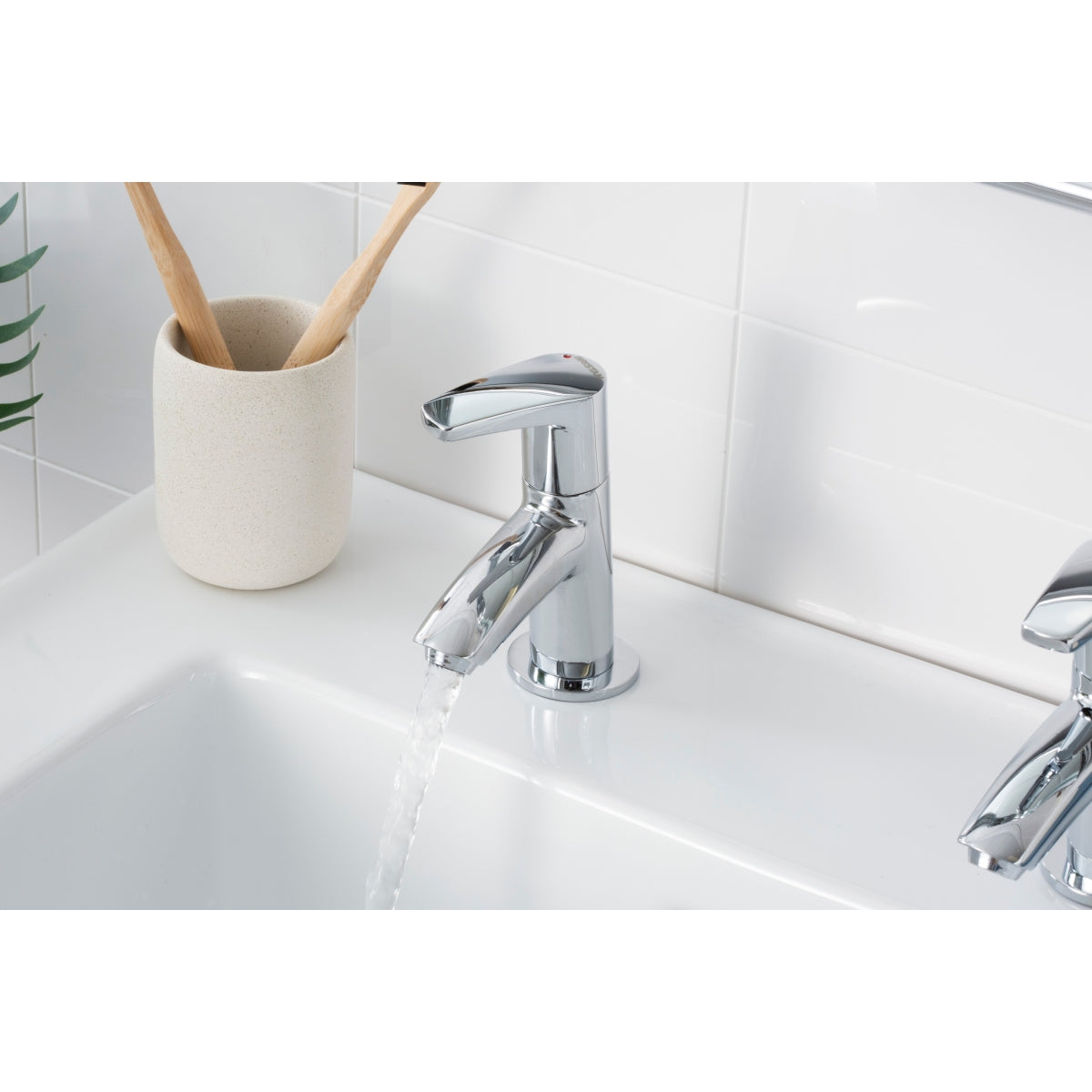 Bristan Orta Basin Pillar Taps Chrome OR 1/2 C
