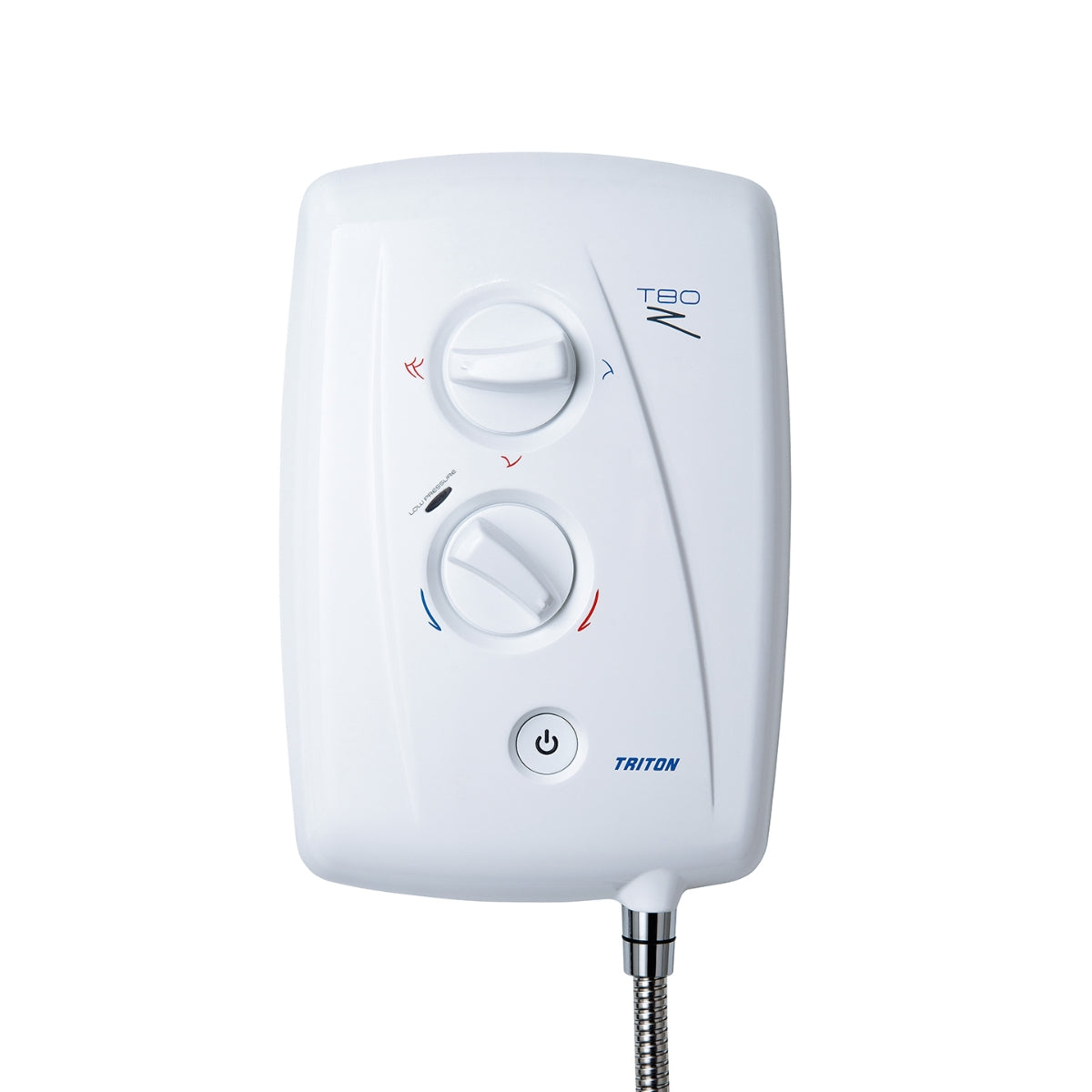 Triton T80Z Fast-Fit 7.5 KW Electric Shower White and Chrome SP8007ZFF.