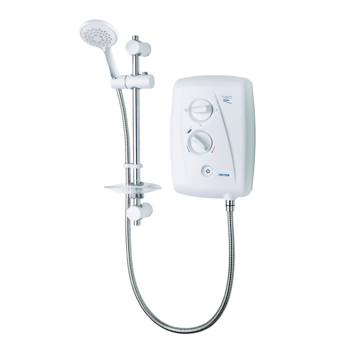 Triton T80Z Fast-Fit 8.5 KW Electric Shower White and Chrome