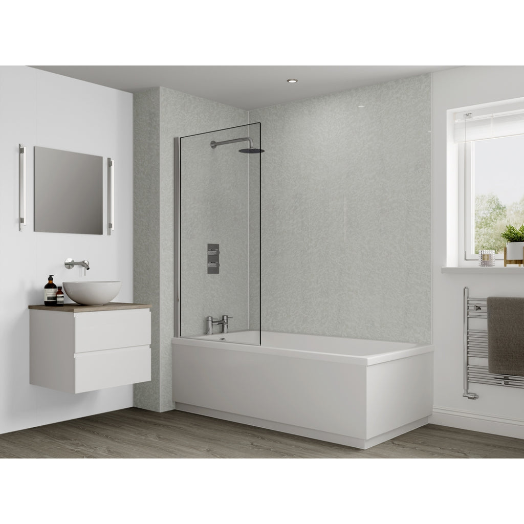 Multipanel Classic Bathroom Wall Panel Hydrolock Frost White 2.4 M x 598mm M049 MPM049STDHLTG17.