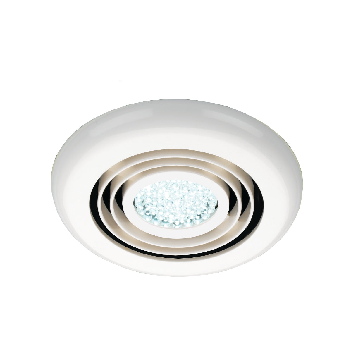 HiB Turbo Inline LED Illumited Fan White 32200