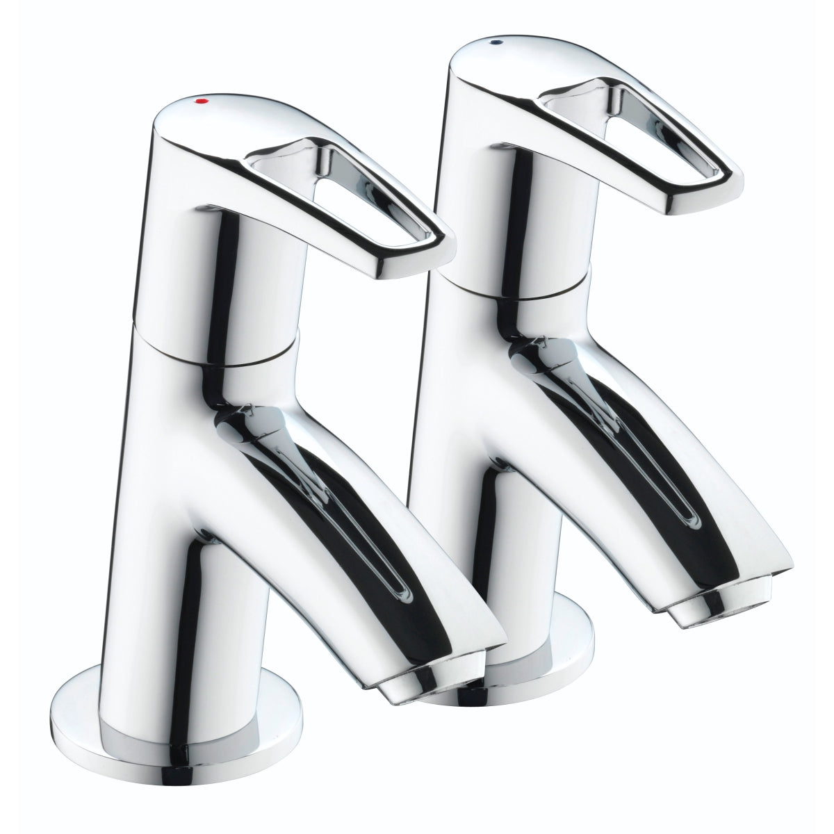 Bristan Smile Basin Pillar Taps Chrome SM 1/2 C