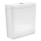 Roca The Gap - Close Coupled Back To Wall Toilet Pan, Cistern + Soft Close Seat (With Cut Out for Isolation Valve) (MCPB1501743)