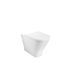Roca The Gap - Close Coupled Back To Wall Toilet Pan, Cistern + Soft Close Seat (With Cut Out for Isolation Valve) (MCPB1501743)