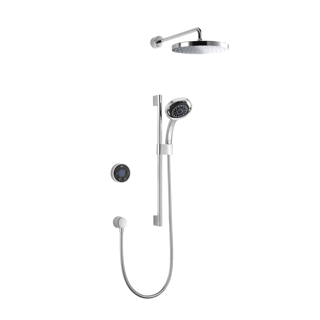 Mira Platinum Dual Rear Fed Digital Shower Mixer Chrome 1.1796.003.