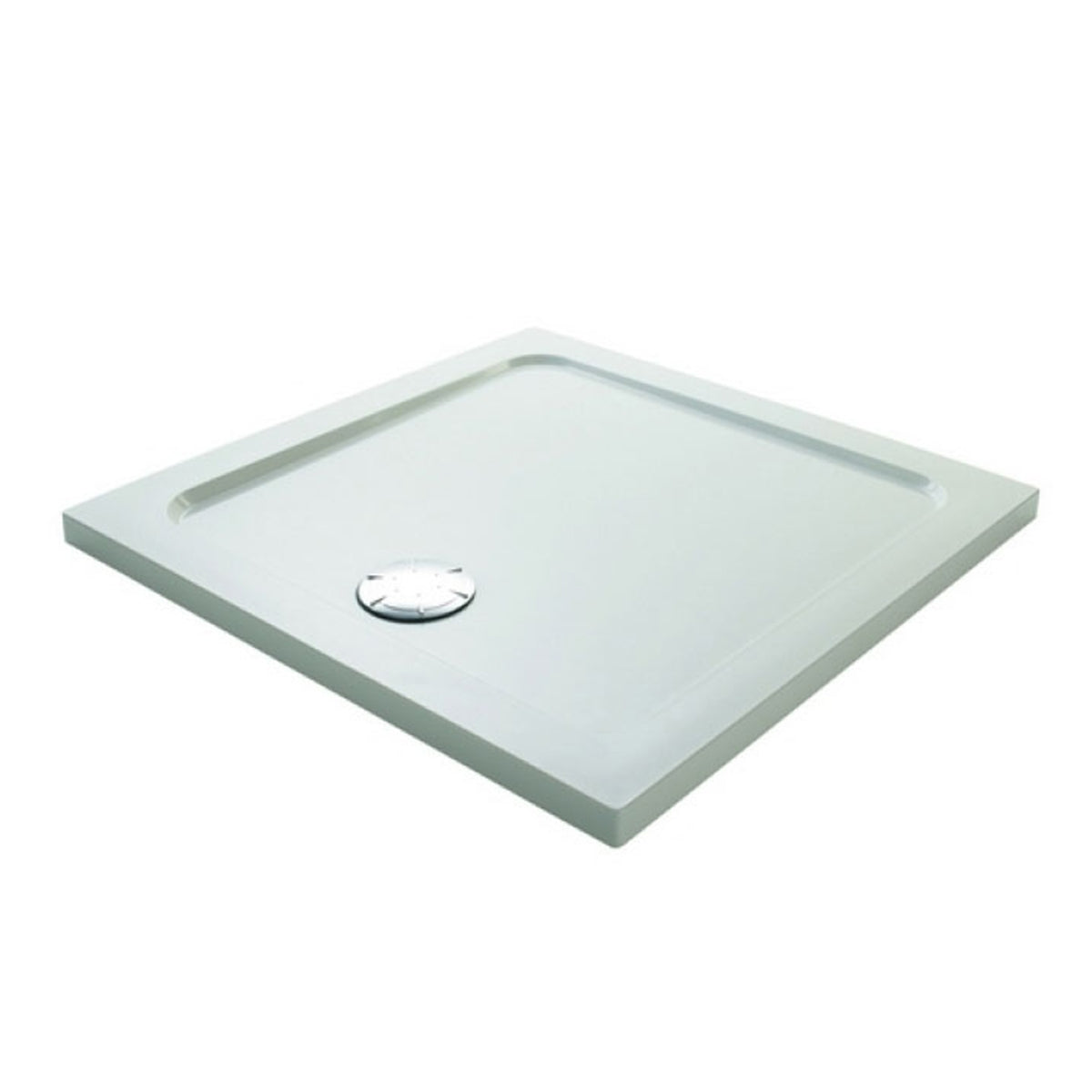 Mira Flight Low Profile Square Shower Tray 900 x 900mm (4 Upstands) 1.1697.325.WH.