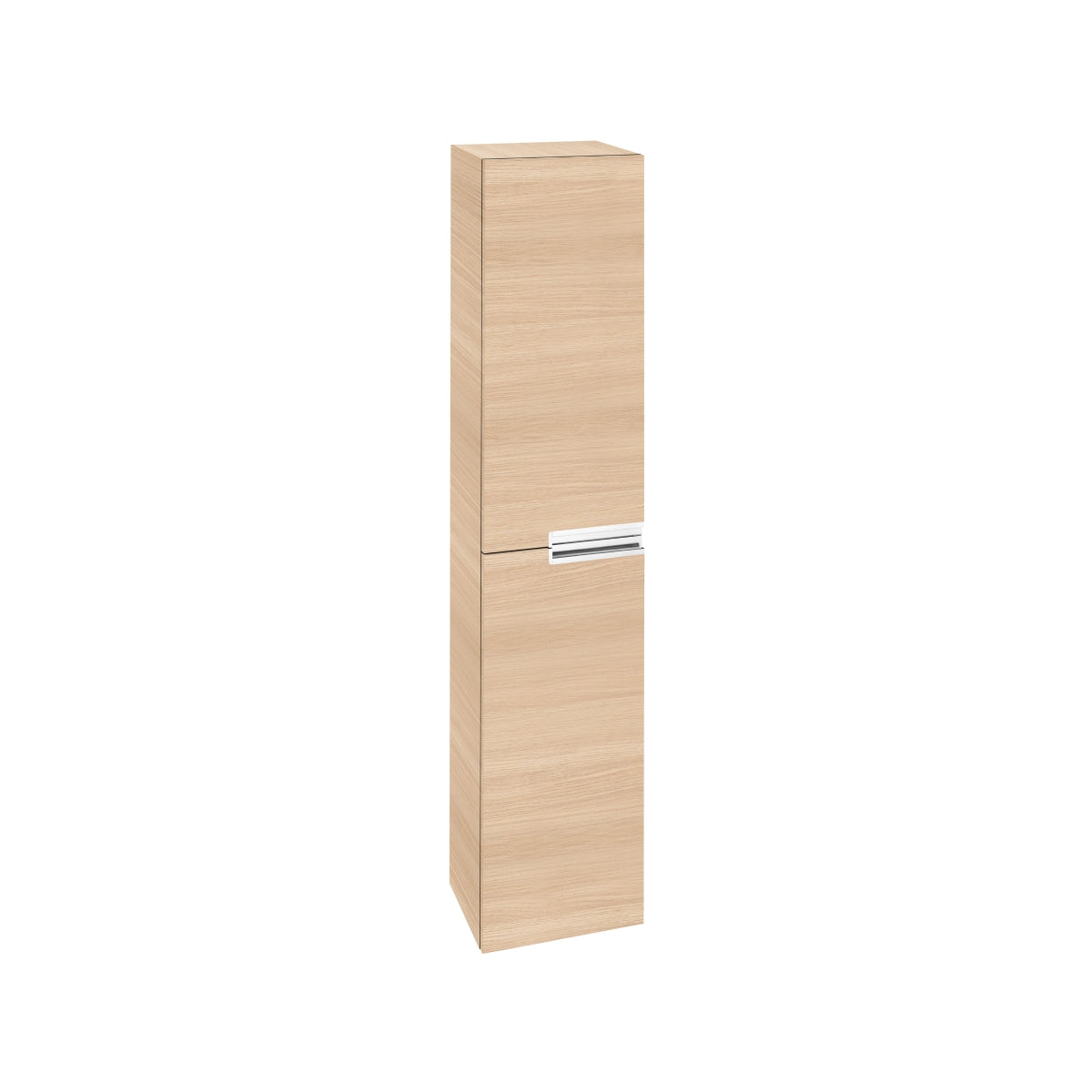 Roca Victoria-N Column Unit 300 x 1500mm - 2 Soft-close Doors - Textured Oak