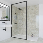 Multipanel Classic Bathroom Wall Panel Hydrolock 2400 x 1200mm Antique Marble 701 MP701SHRHLTG17.