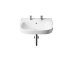 Roca Debba 550Mm 2Th Basin + Full Pedestal