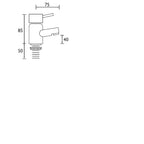 Bristan Blitz Basin Taps Chrome BTZ 1/2 C