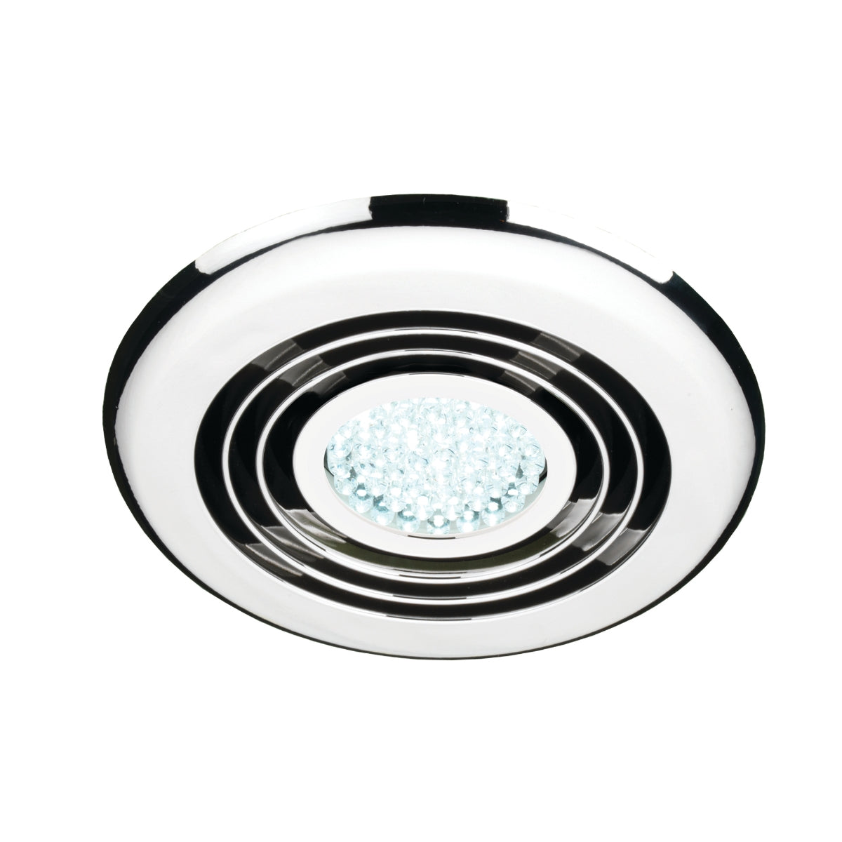 HiB Cyclone Wet Room Inline Fan Chrome. 32700