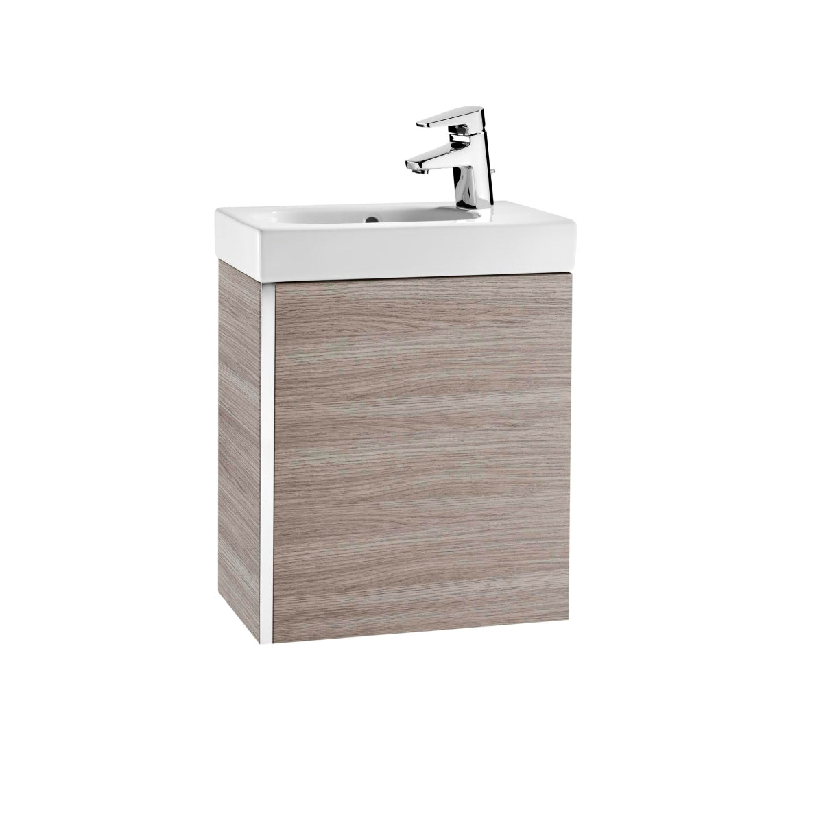 Roca Mini Vanity Unit 450 X 250mm - 1 Soft-Close Door - Textured Grey