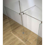 Kudos Showers Ultimate 2 Front Panel 10mm 1000 Kit Chrome