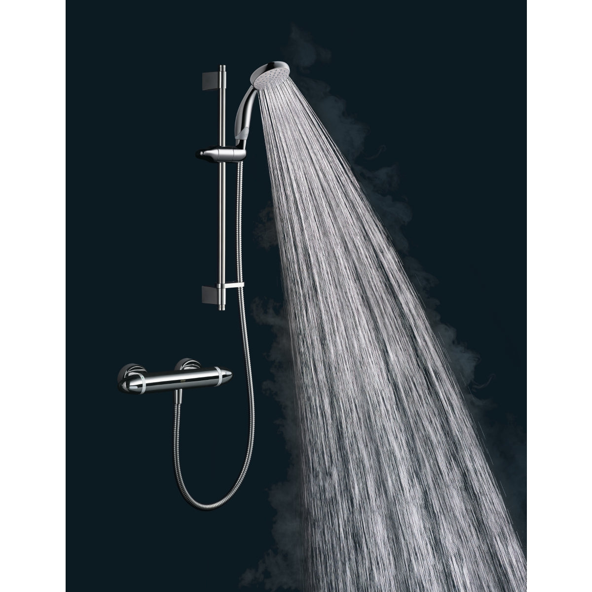 Mira Showers Coda Pro Thermostatic Single Outlet Shower & Kit Chrome 1.1836.005.