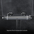 Mira Showers Coda Pro Thermostatic Single Outlet Shower & Kit Chrome 1.1836.005.