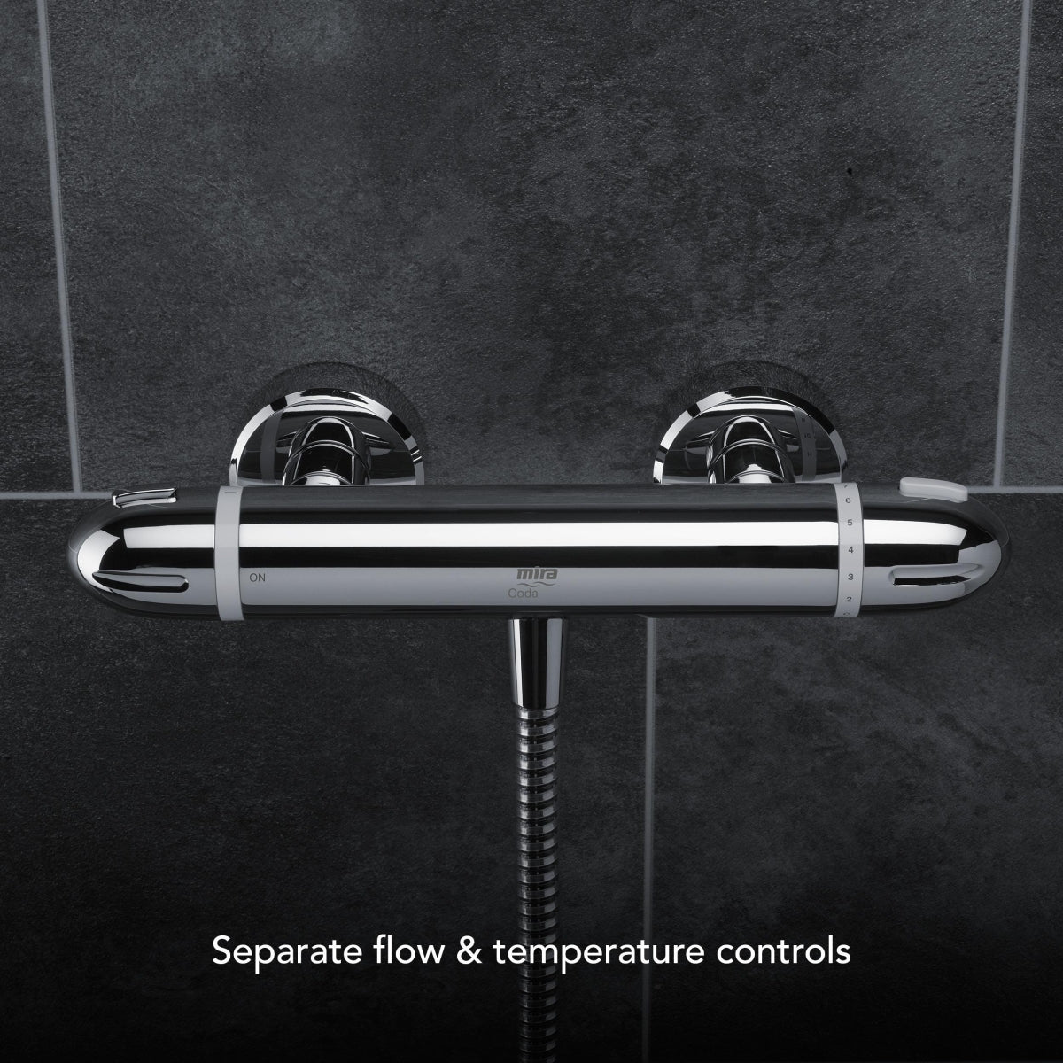 Mira Showers Coda Pro Thermostatic Single Outlet Shower & Kit Chrome 1.1836.005.