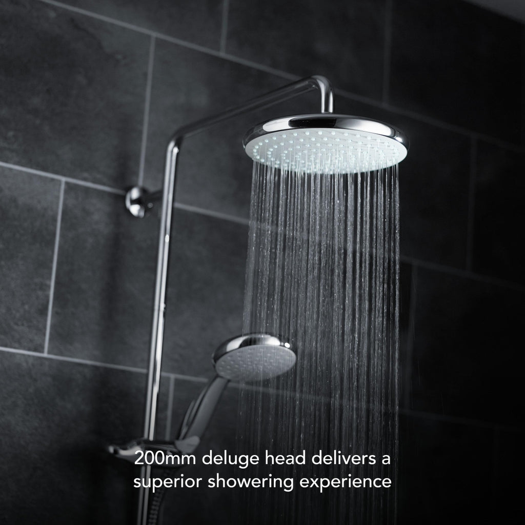 Mira Showers Coda Pro ERD Thermostatic Mixer Shower Exposed Valve with Large Head and Diverter 1.1836.006.