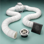 Hib Turbo Inline Fan White 33500