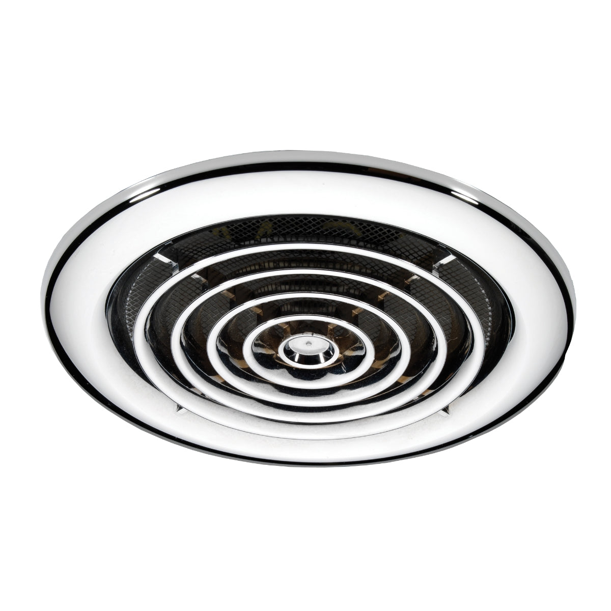 HiB Cyclone Non-illumited Wet Room Inline Fan Chrome 33400