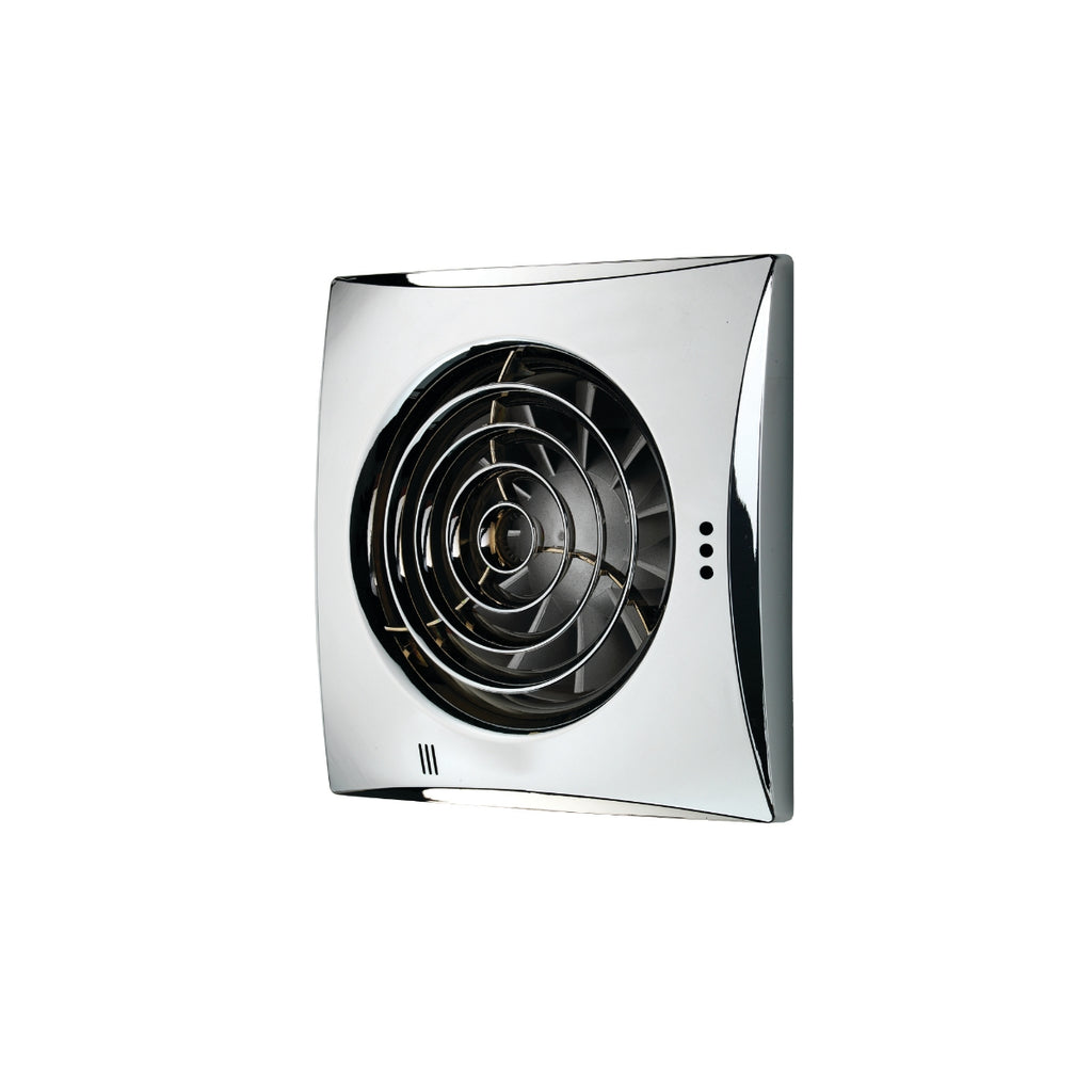 HiB Hush Timer Fan Chrome. 33100