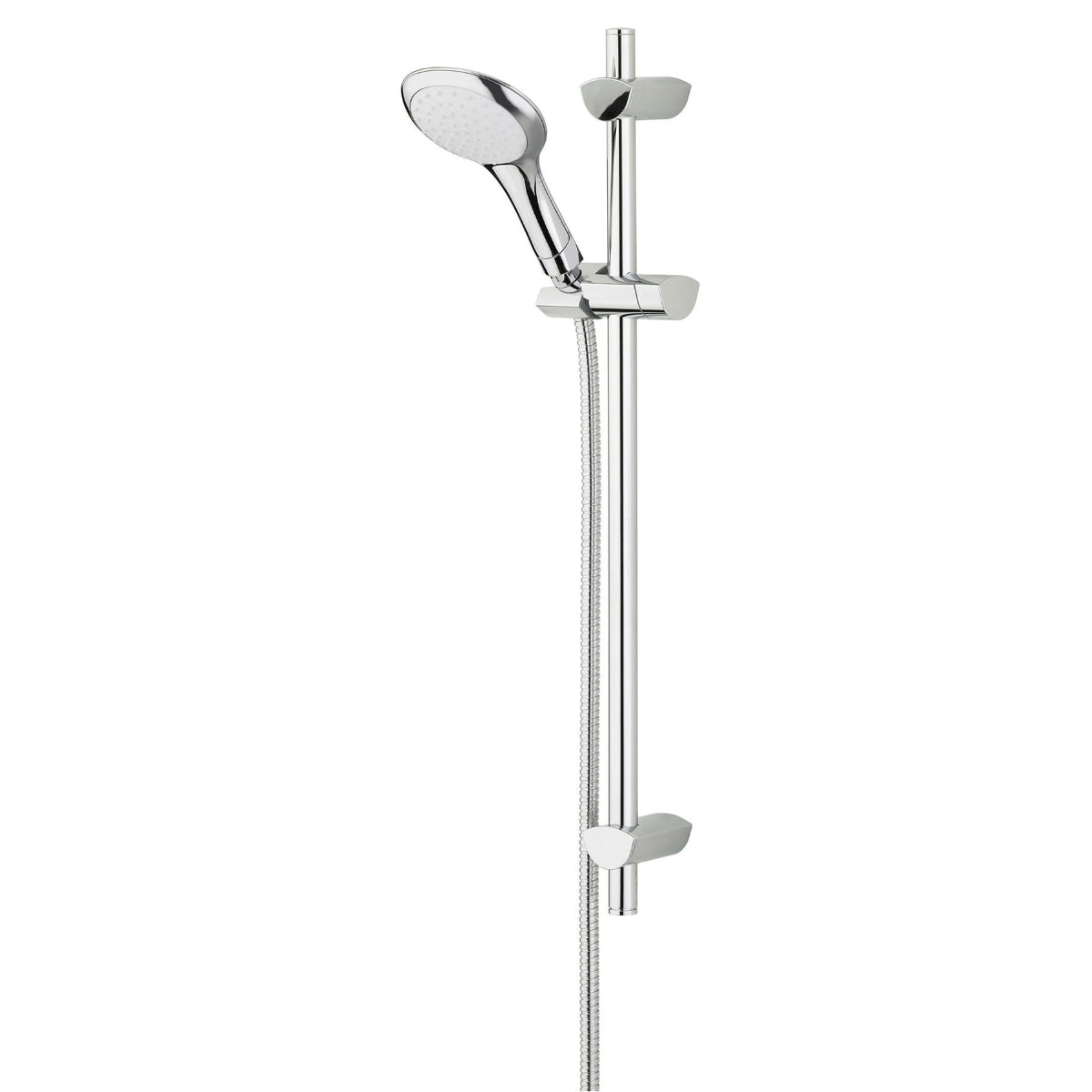 Bristan Evo Adjustable Shower Kit With Rub Clean Handset 117 x 660mm Chrome EVC KIT01 2M C.