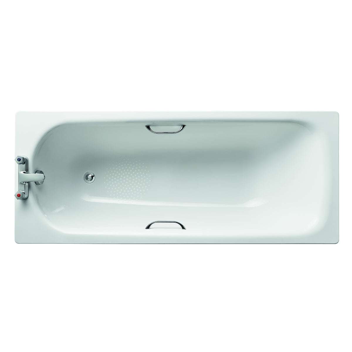 Armitage Shanks Sandringham 21 170cm x 70cm 2 taphole standard gauge steel bath only.