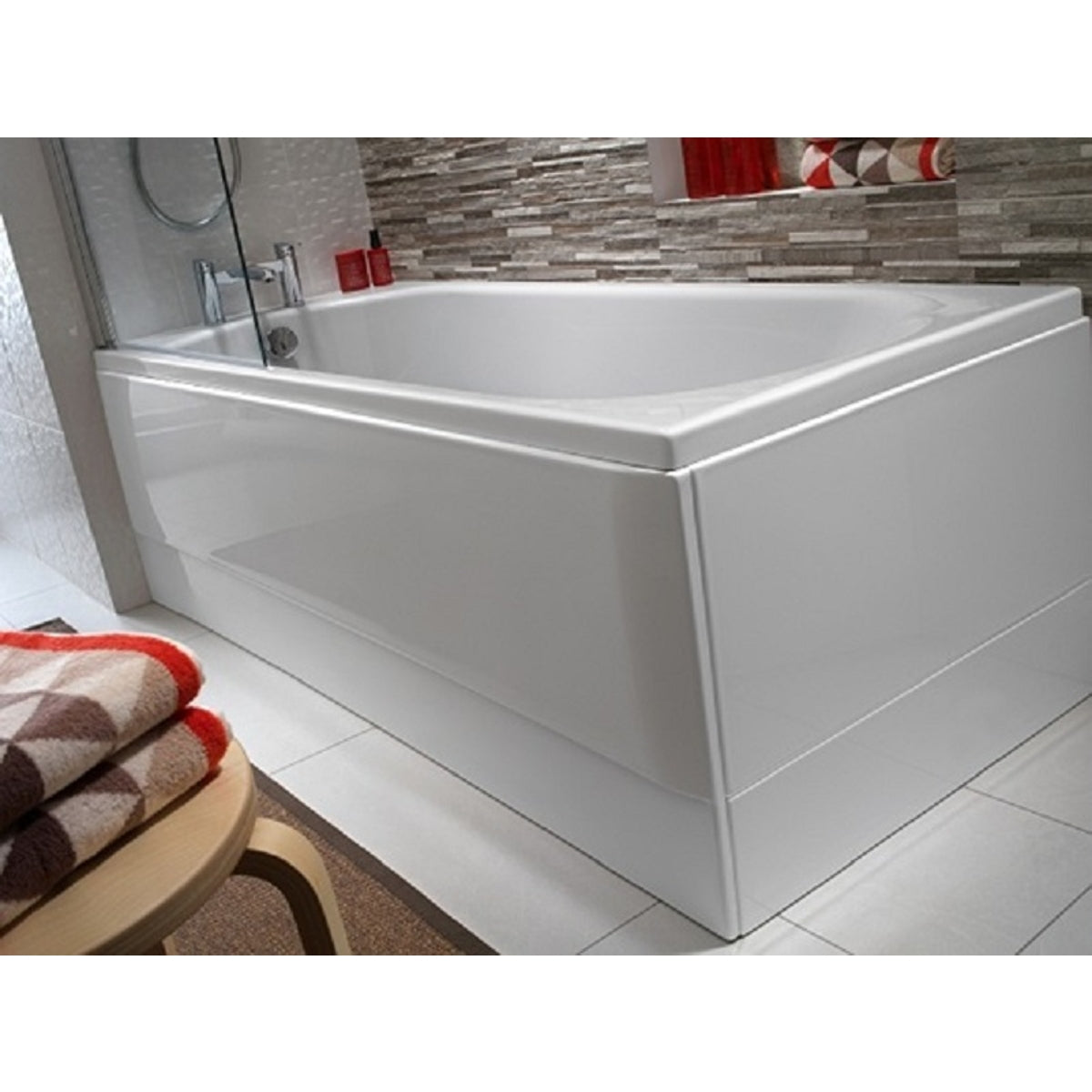 Twyford Endurance End Panel Twin Skin White 700mm
