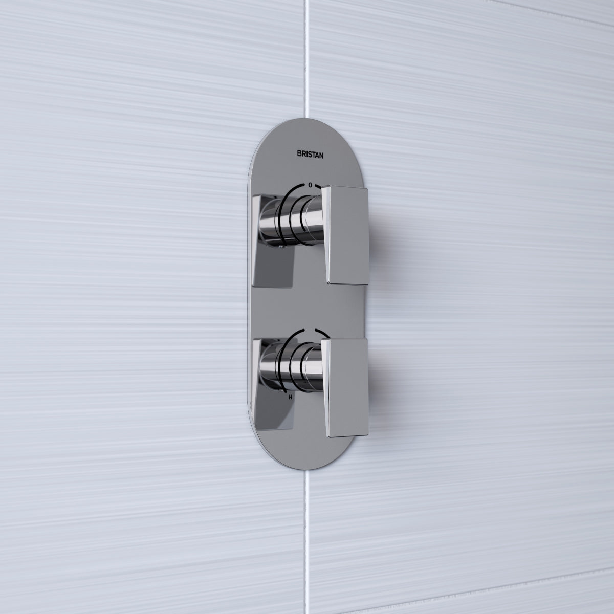 Bristan Sail Recessed Thermostatic Dual Control Shower Valve Chrome SAI SHCVO C.