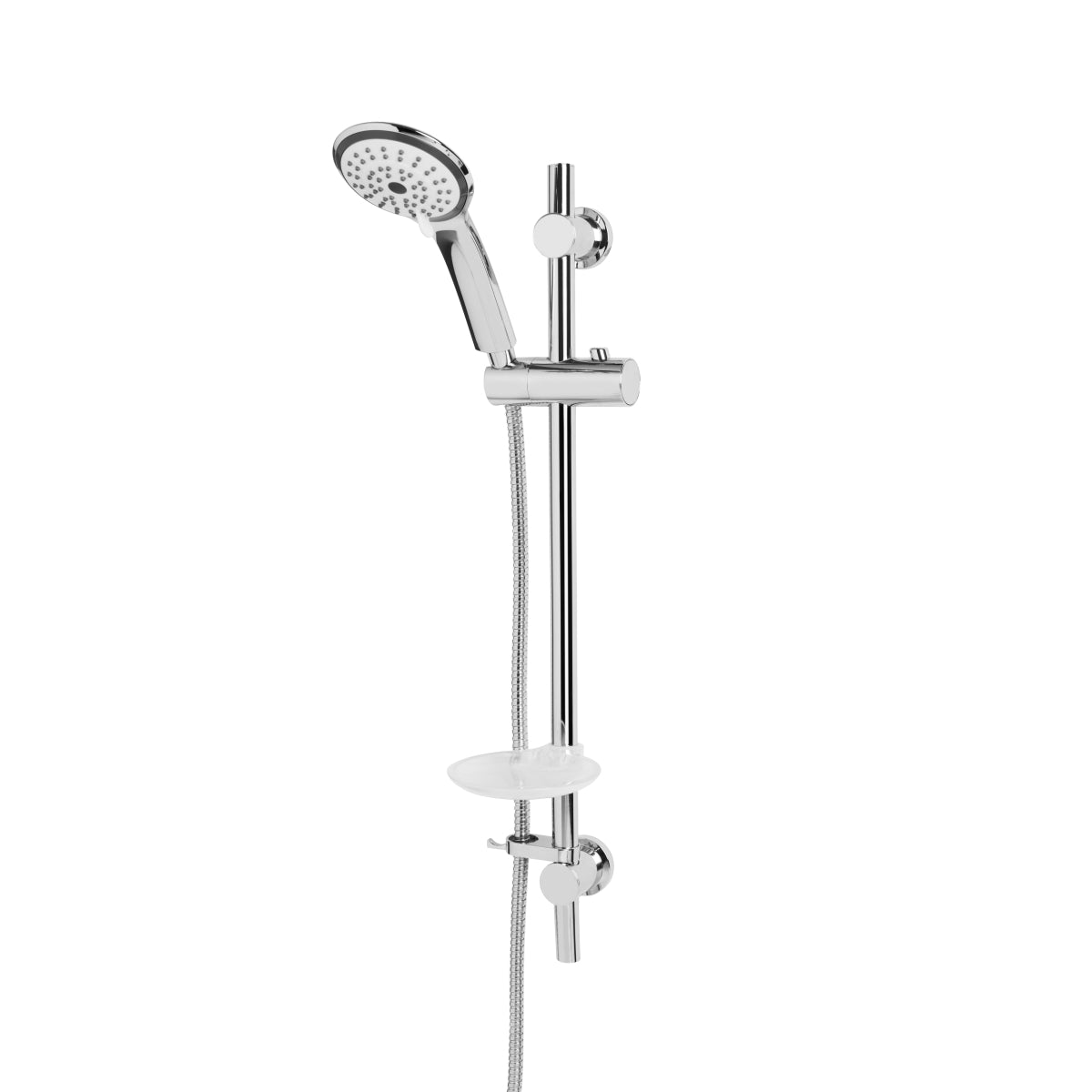 Bristan Cascade Shower Kit With 3 Function Large Handset 650mm Chrome Cas Kit03 C..