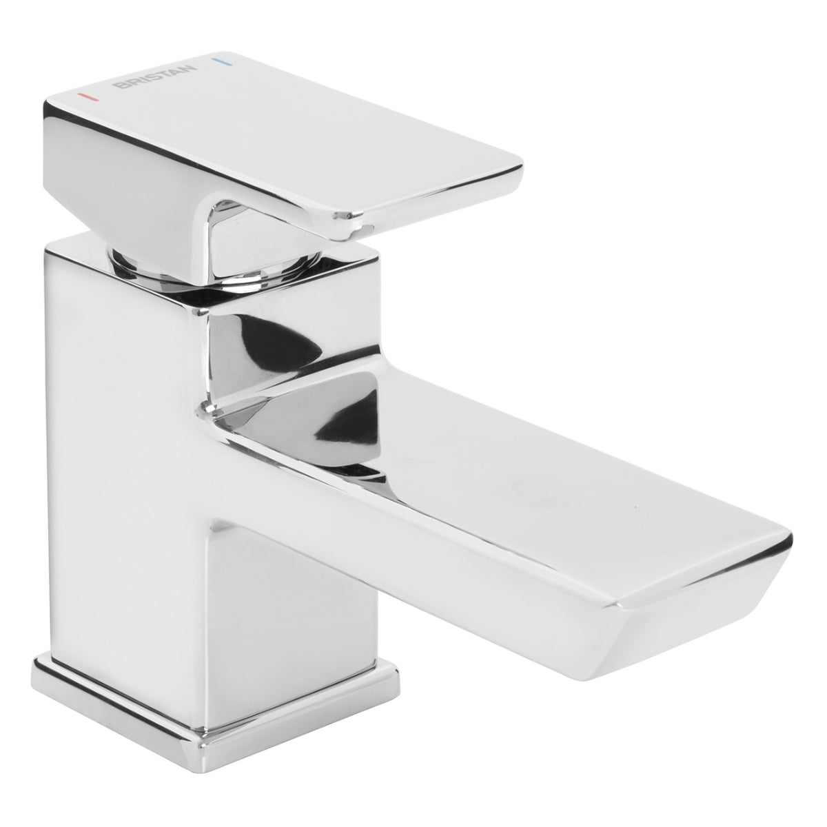 Bristan Cobalt Basin Mixer Tap with Clicker Waste Chrome COB BAS C