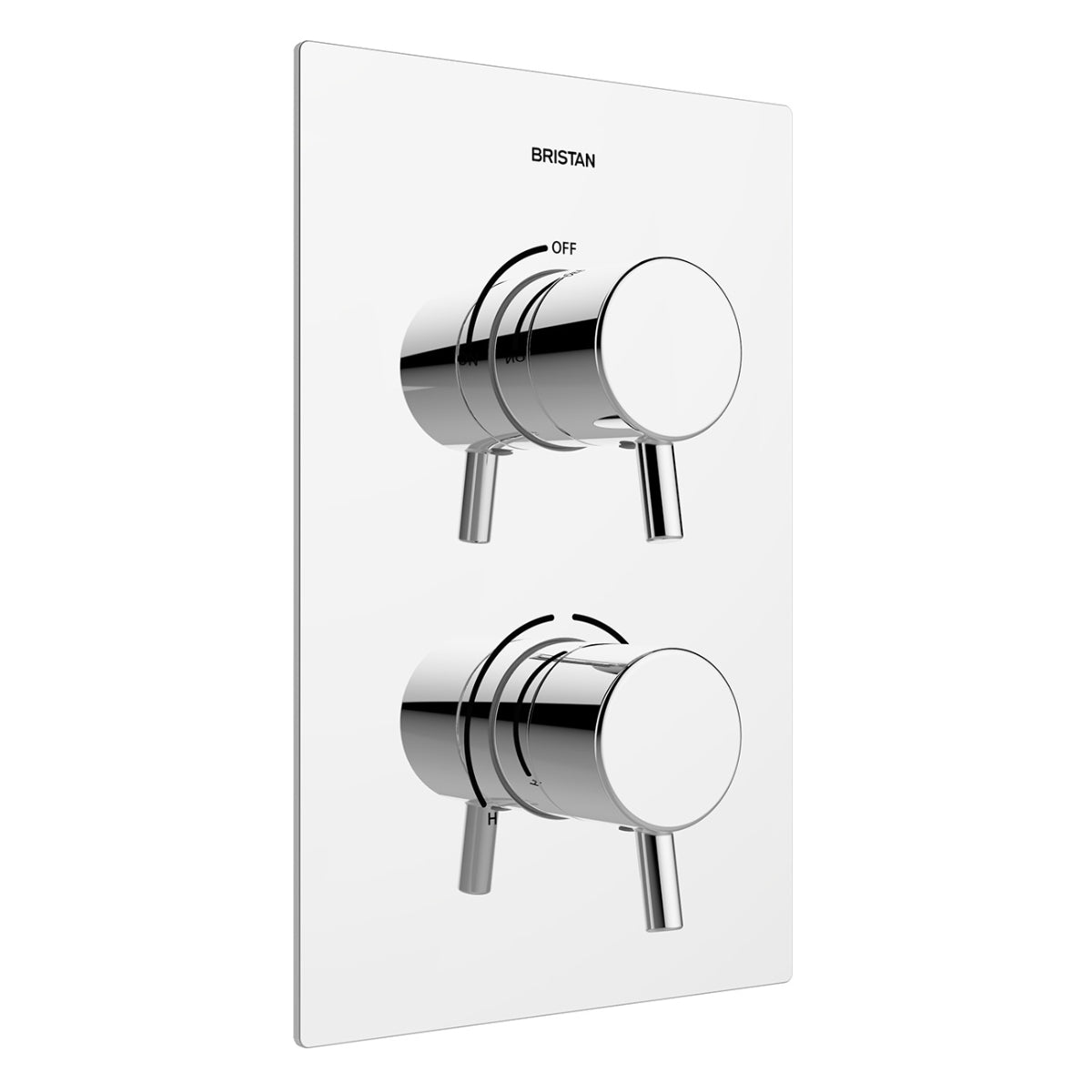 Bristan Prism Recessed Thermostatic Dual Control Shower Valve Chrome PM2 SHCVO C