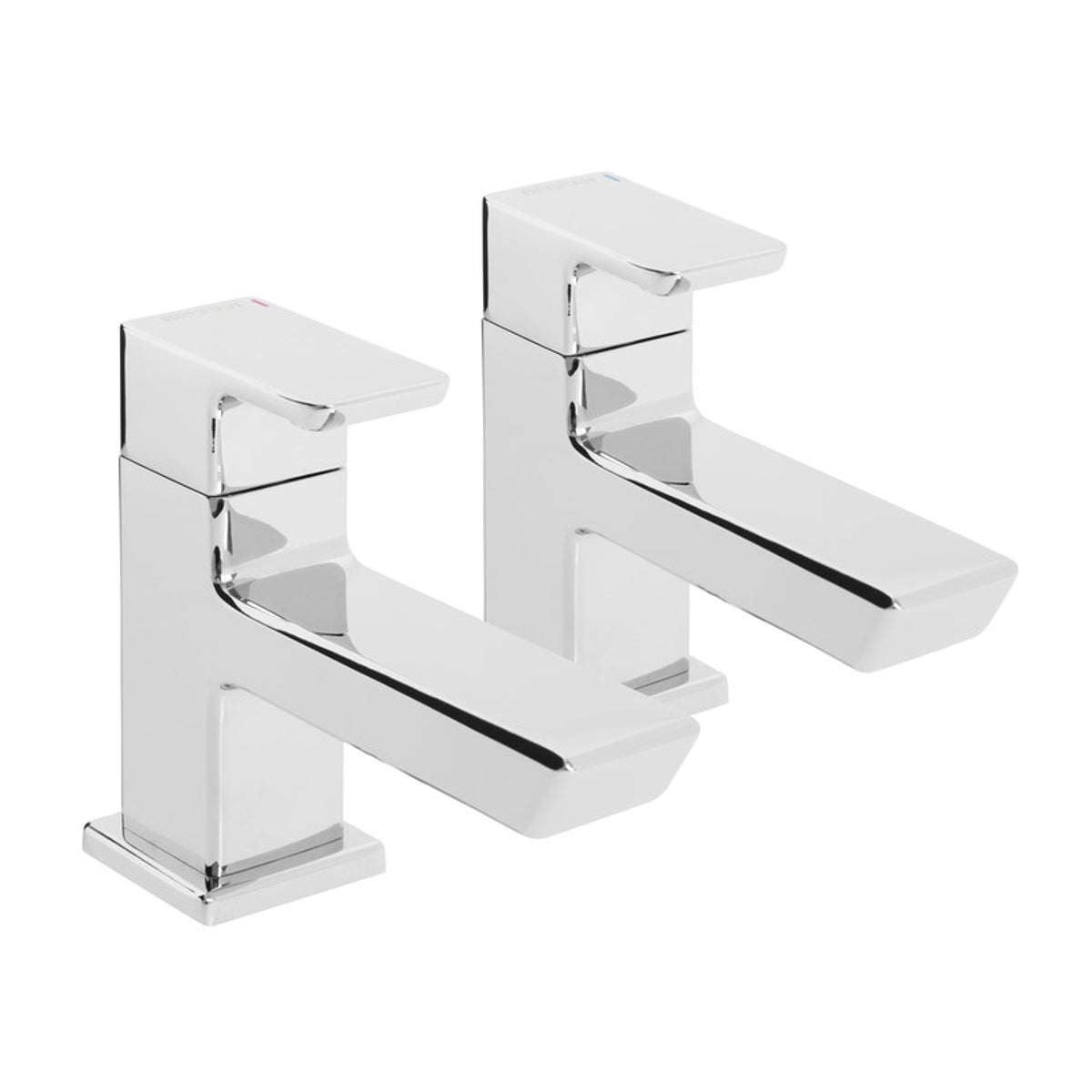 Bristan Cobalt Basin Pillar Taps Chrome COB 1/2 C