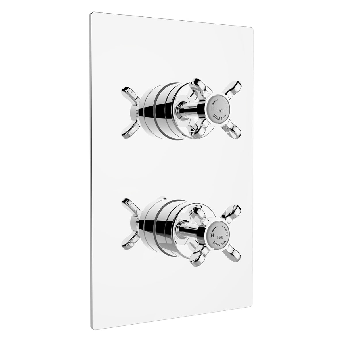 Bristan 1901 Thermostatic Dual Control Shower Valve Chrome N2 SHCVO C.