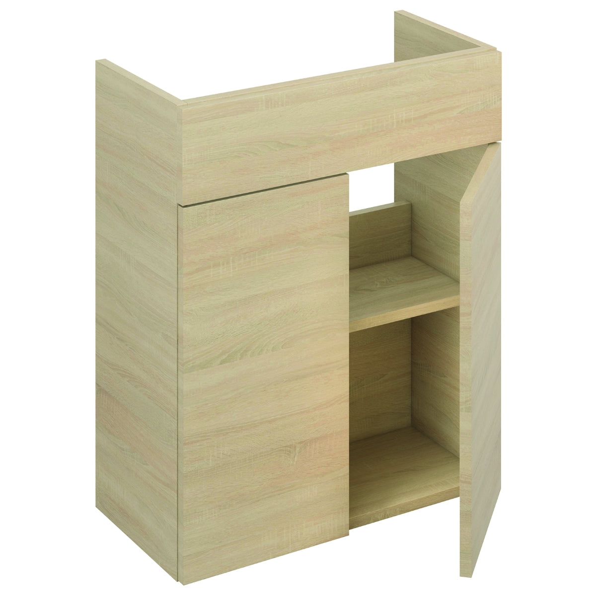 iflo Aliano Dl Base Unit Oak 600mm X 250mm