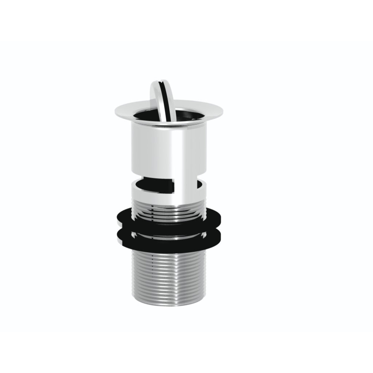 Bristan Round Fliptop Basin Waste Slotted Chrome W BASIN12 C
