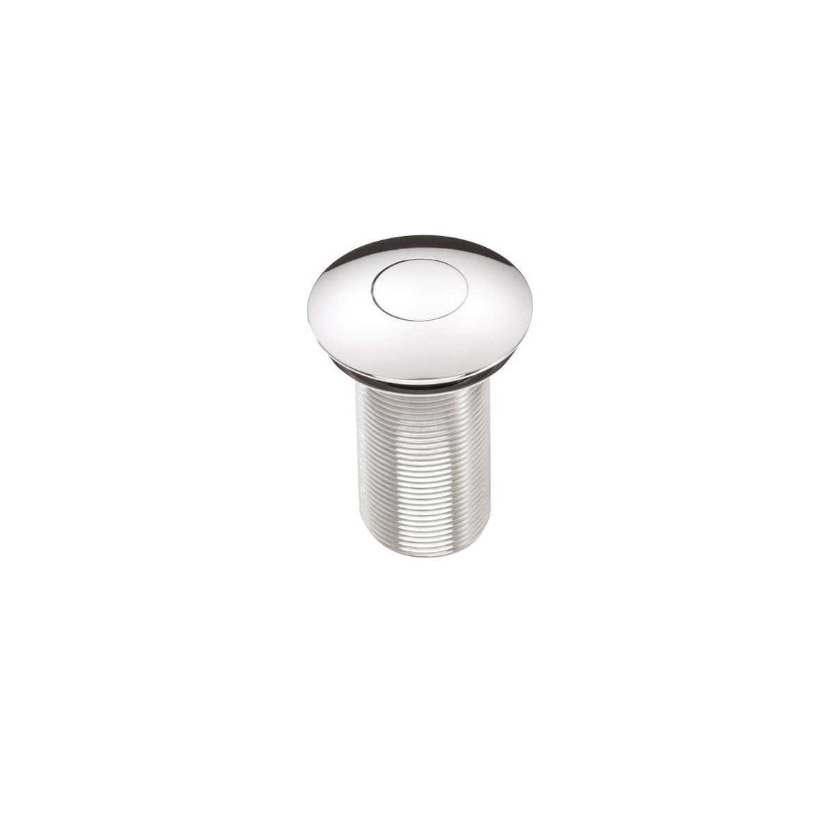 Bristan Round Push Basin Waste Unslotted 68 x 75mm Chrome W BASIN09 C.