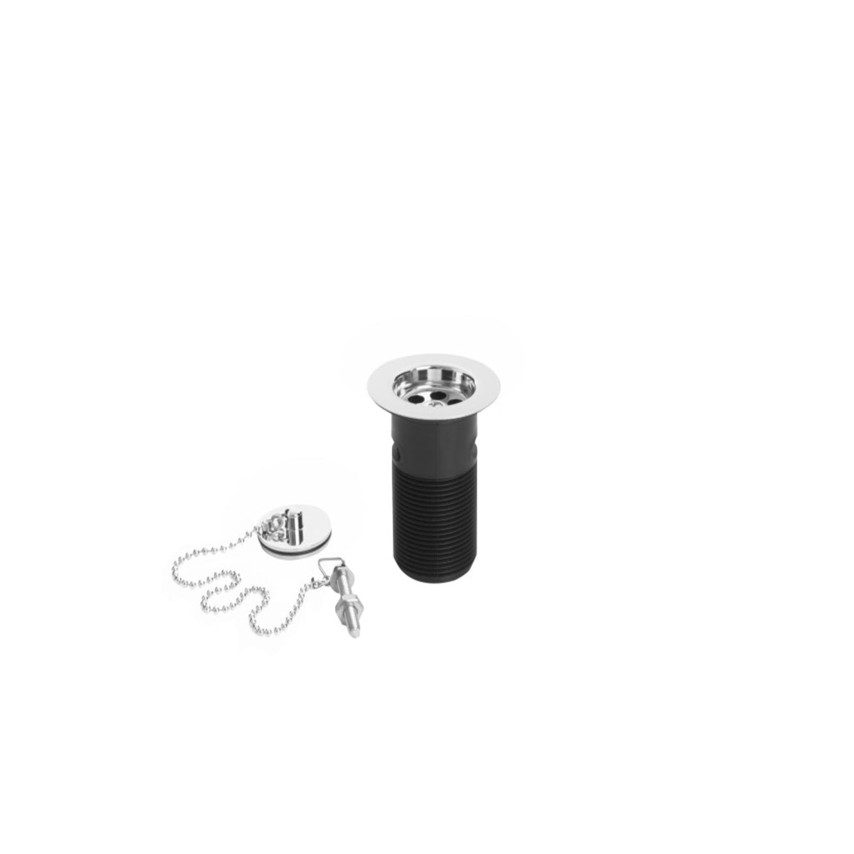 Bristan Economy Basin Waste with ABS Plug Slotted Chrome W BASIN03 C
