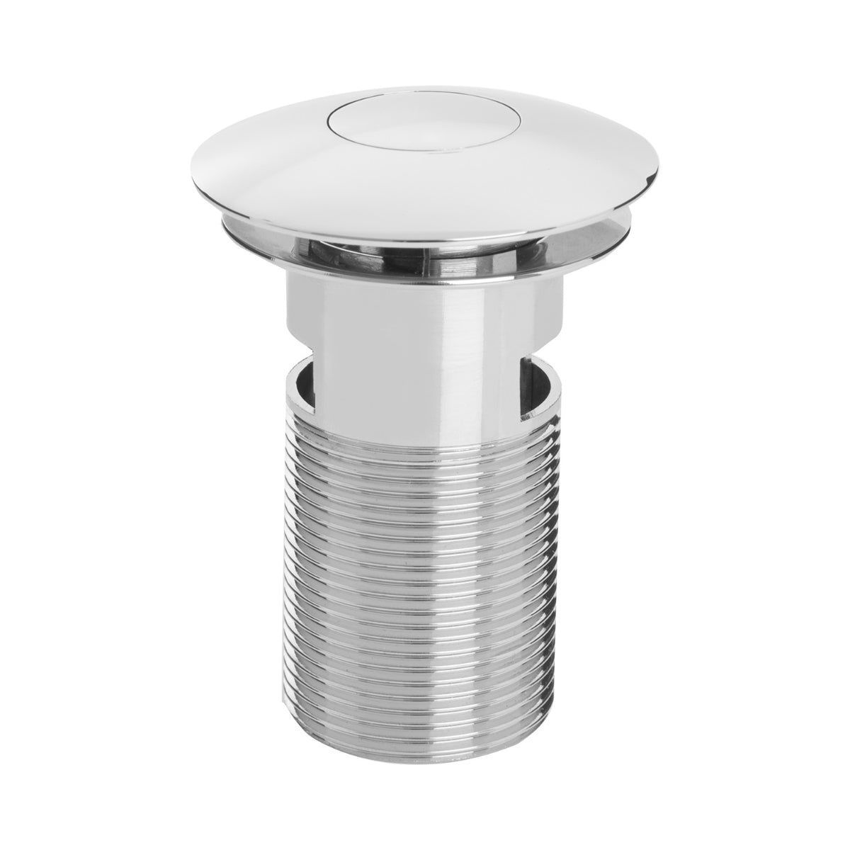 Bristan Round Push Basin Waste Slotted 68 x 90mm Chrome Wbasin08 W BASIN08 C