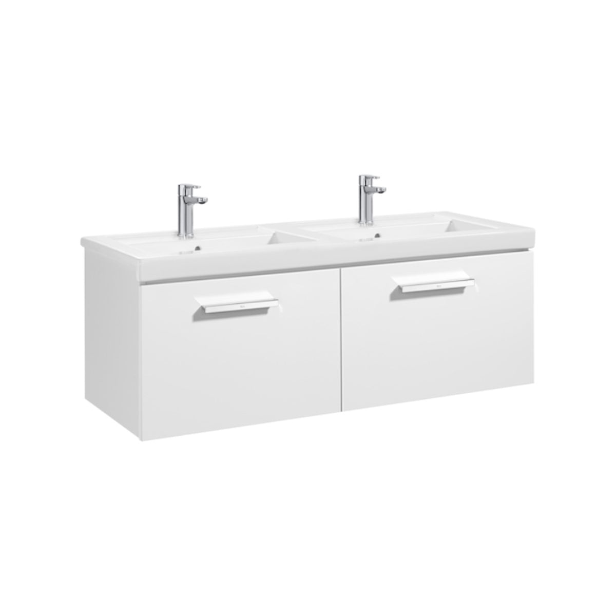 Roca Prisma Base Unit 590 x 450mm - 1 Soft-close Drawer - Right-hand Installation - Gloss White